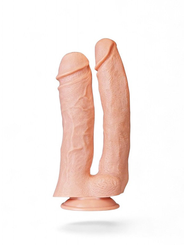 Gros Double Gode Ventouse