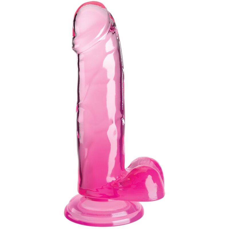 Gode Ventouse Rose Transparent